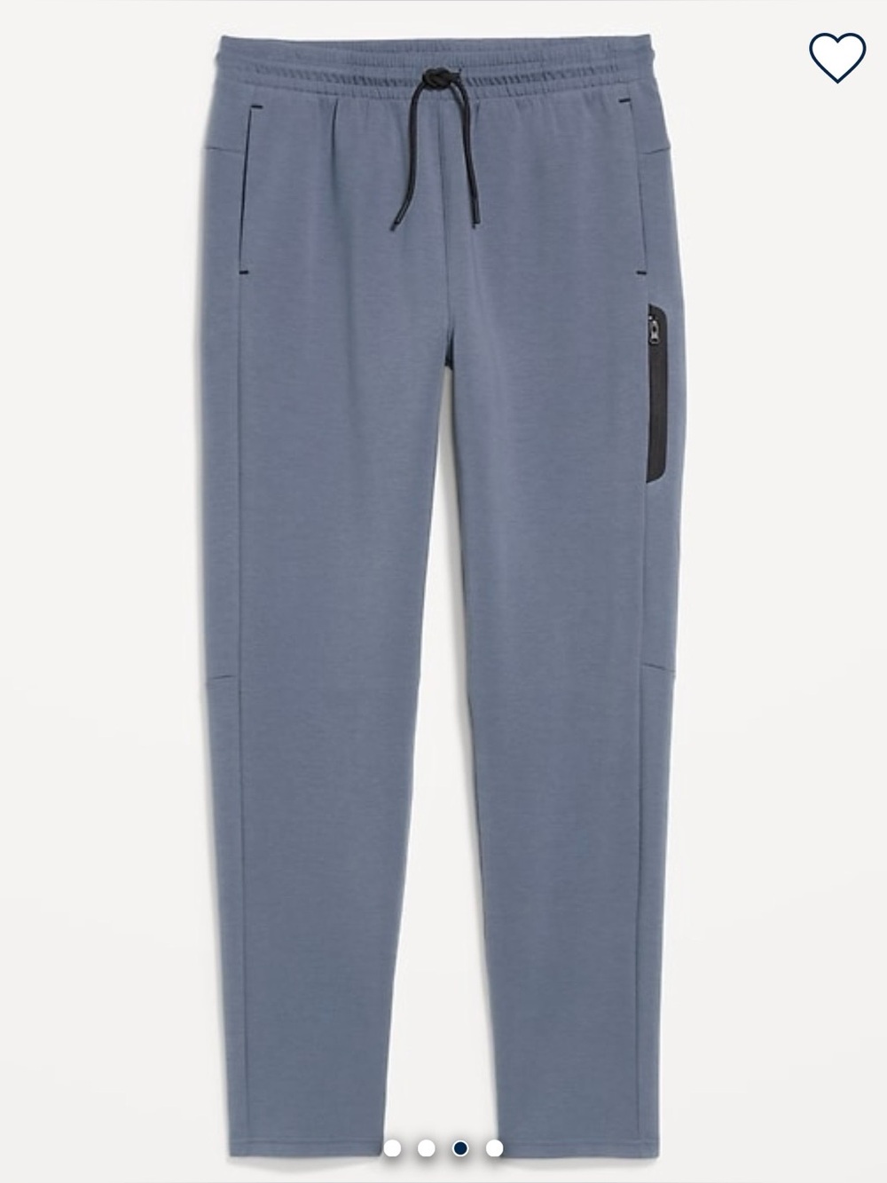 Old Navy Dynamic Fleece 4.0 Tapered Joggers. Size medium. Color: Wintry Waters